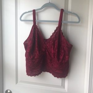Torrid Maroon Bralette